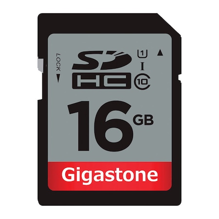 Gigastone Gigastone SD HC Flash Memory Universal Pack 1 pk GS-SDHCU116G-R